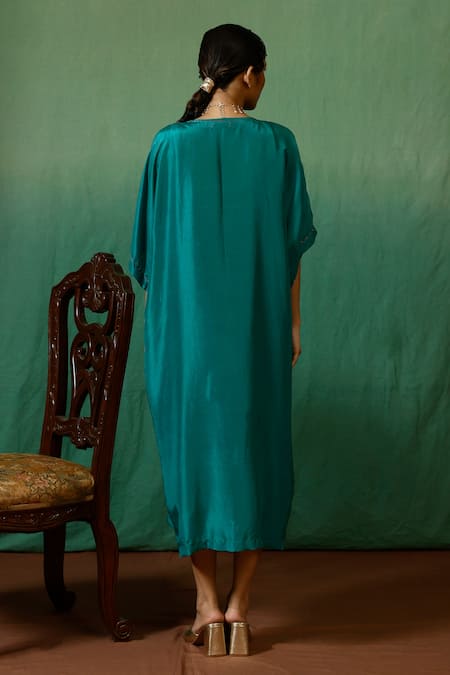 Chokhi Chorri Ratnika Silk Smocked Yoke Dress 