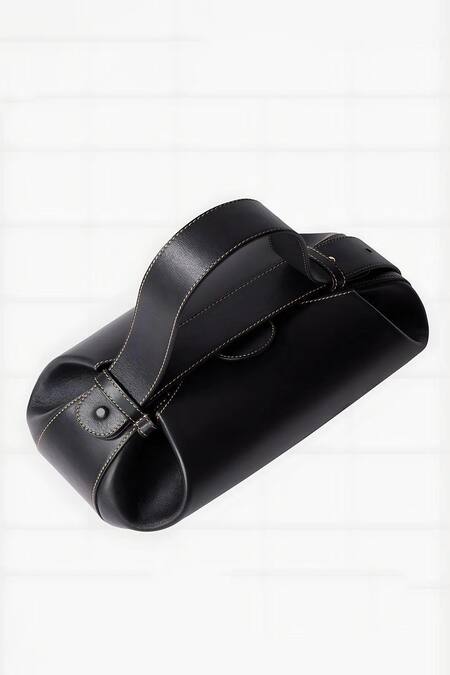 Buy Pine And Drew Black Naomi Vegan Leather Online at Aza Fashions Buy_Pine And Drew_Black Naomi Vegan Leather_Online_at_Aza_Fashions