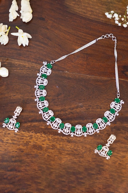 Raw Emerald Pendant Necklace – Fabulous Creations Jewelry