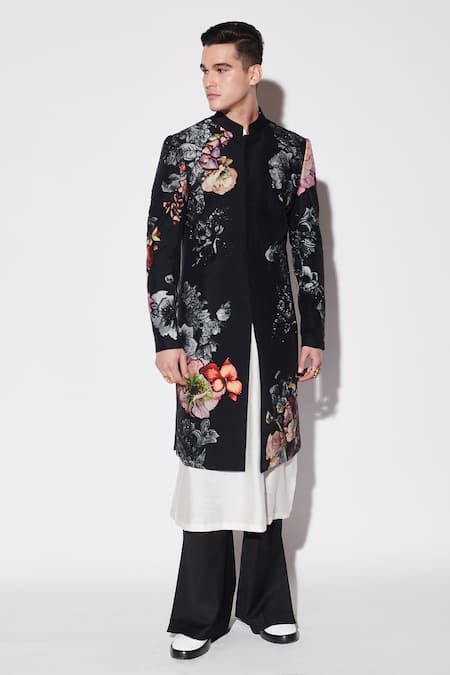 Varun Bahl Printed Sherwani Set 