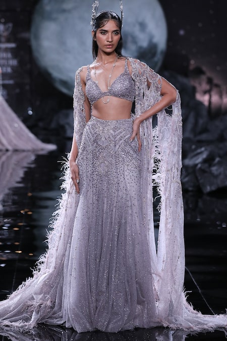 Dolly J Hestia Embroidered Skirt Set With Cape 