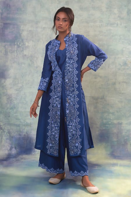 Sonia Khatri Elegance Embroidered Jacket & Pant Set 