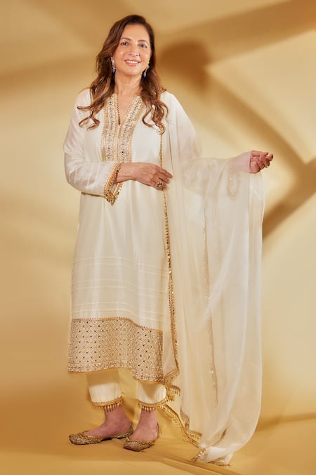 Ohaila Khan Kheer A-Line Kurta Set 