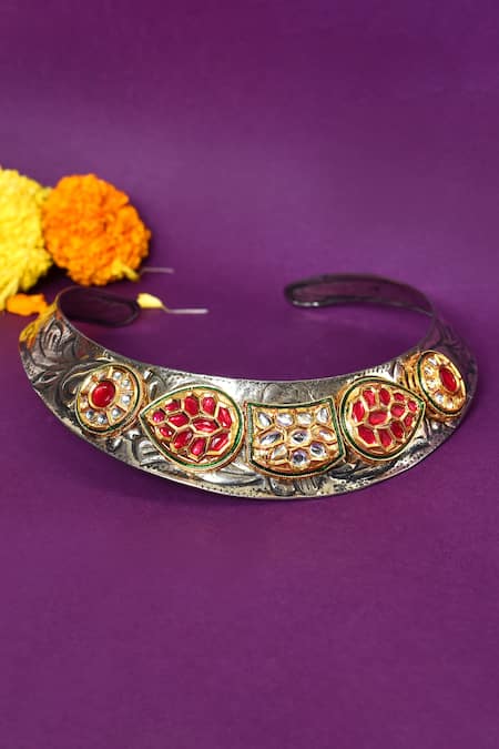 Just Shradhas Kundan Studded Hasli Choker 