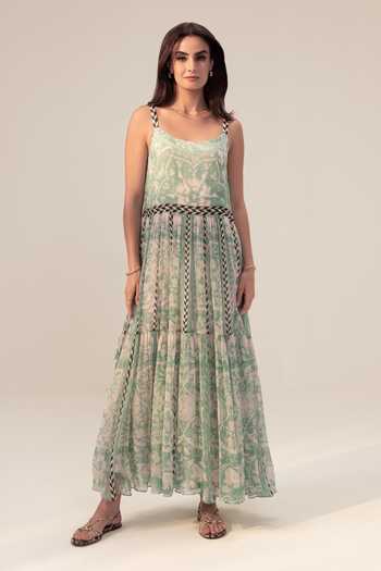 slim fit dress slacks February Maxi Wrap Dress ELAN main image 0