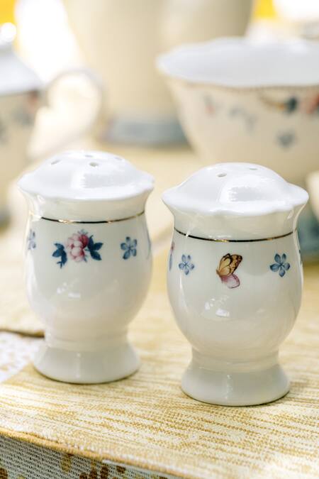 Vigneto_Blue Finest Premium Porcelain Spring Meadows Pattern Dinner Set_Online_at_Aza_Fashions