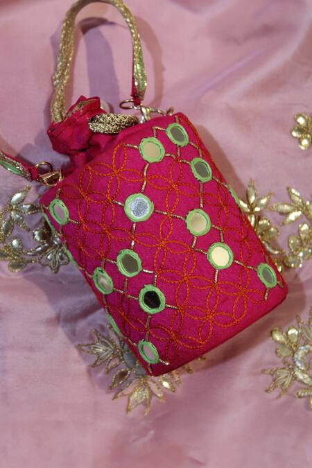 Feza Bags Juno Mirror Work Cylinder Bag 