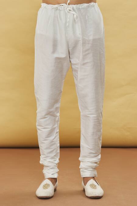 Arihant Rai Sinha Blue Silk Embroidery Placement Paisley Kurta Set at Aza Fashions Arihant Rai Sinha_Blue Silk Embroidery Placement Paisley Kurta Set _at_Aza_Fashions