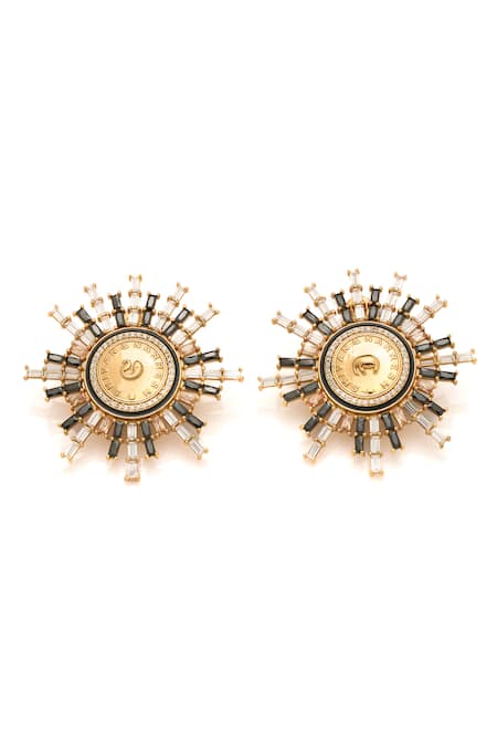 Aulerth X Shivan And Narresh Numisma Star Burst Earrings 