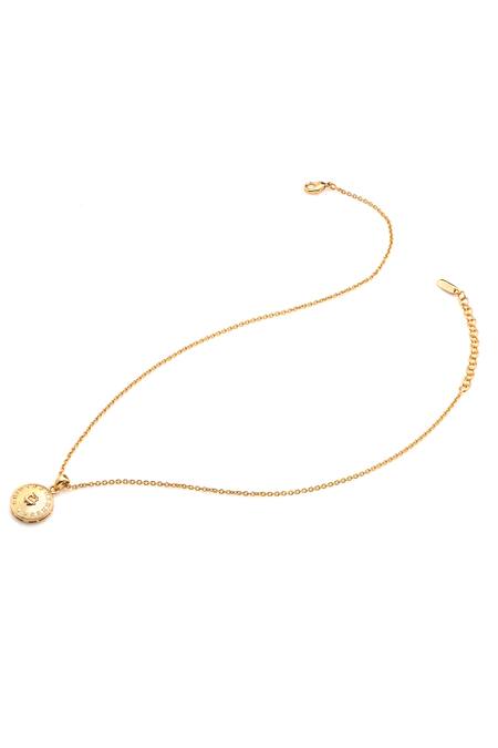 Aulerth X Shivan And Narresh_Black Numisma Pendant Necklace _Online_at_Aza_Fashions