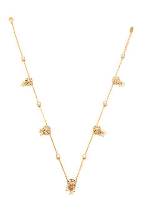 Aulerth X Suneet Varma Kundan Embellished Necklace 