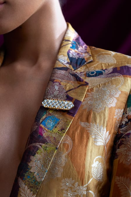 Aulerth X Suneet Varma Engineered Stone Brooch 