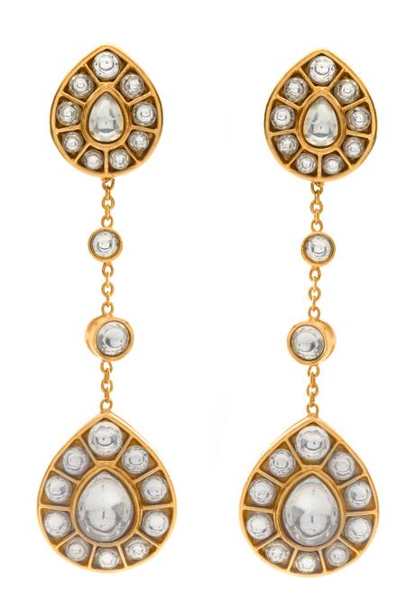 Aulerth X Suneet Varma Rosa Stone Embellished Earrings 