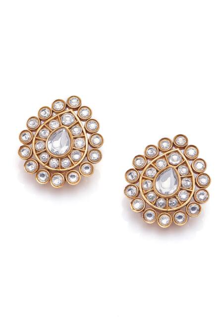 Aulerth X Suneet Varma Astor Stone Embellished Stud Earrings 