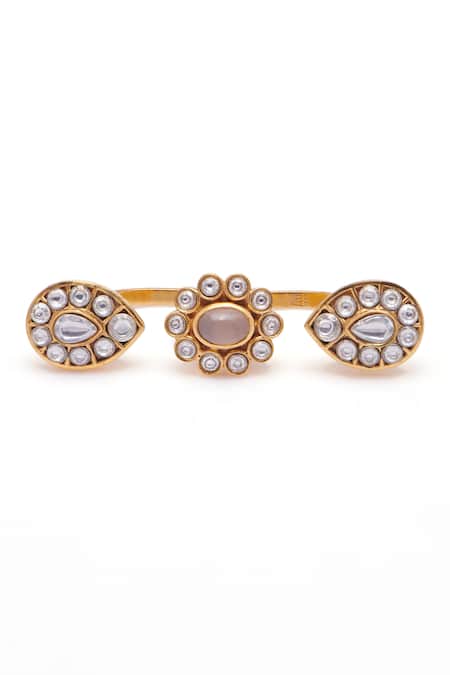 Aulerth X Suneet Varma Petra Stone Embellished Ring 