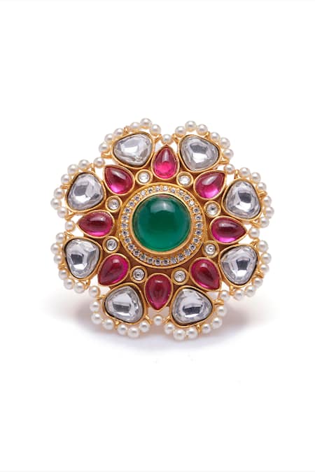 Aulerth X Suneet Varma Caspara Stone Embellished Ring 