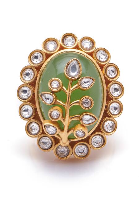 Aulerth X Suneet Varma Loren Stone Embellished Ring 