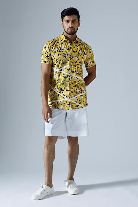 KLAD Mosaic Print Shirt With Shorts 