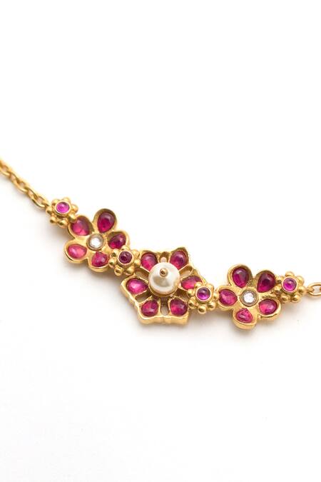 Buy LEFINIS Red Flower Rose Beads Popular Girl Gothic Black Lace Collar  Choker Necklace Bracelet Online at desertcartINDIA