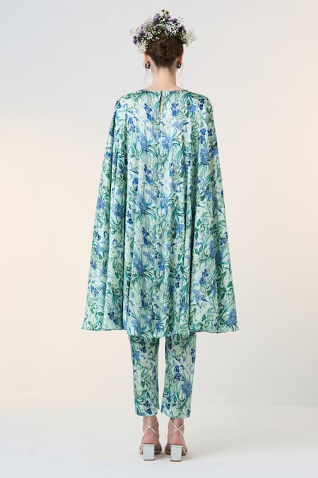 Dania Siddiqui Emi Flower Vine Print Tunic 