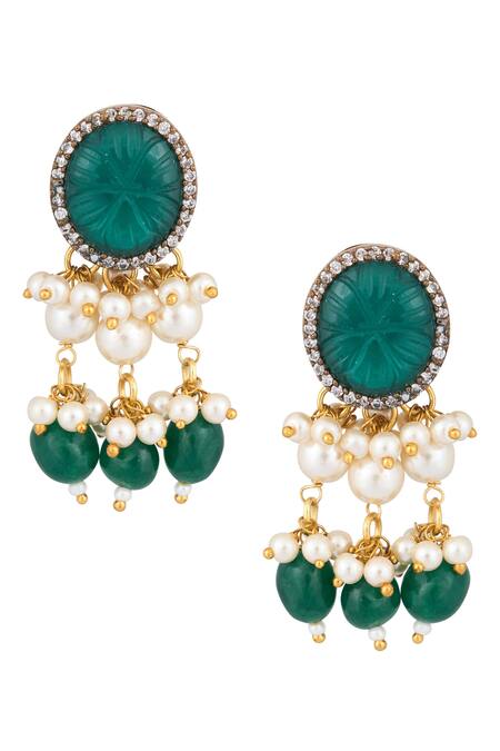 Buy Saga Jewels Multi Color Stones Studded Choker Set Online at Aza Fashions Buy_Saga Jewels_Multi Color Stones Studded Choker Set _Online_at_Aza_Fashions