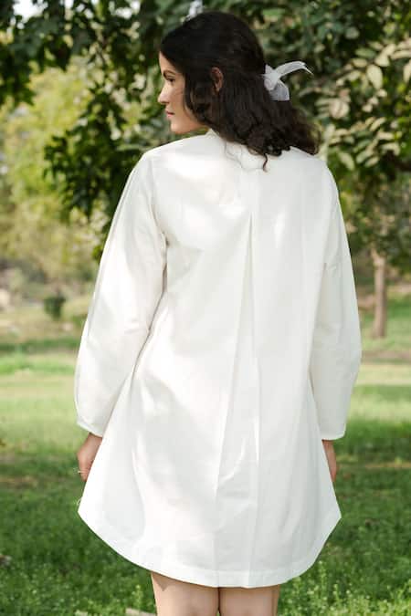 Ahmev Stripe Pattern Shirt 