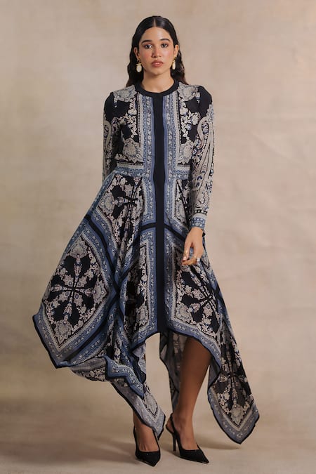 Moh India Indus Moon Paisley Pattern Dress 