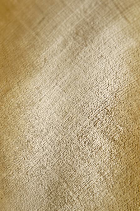 Buy_Qaaleen_Gold Viscose Silk Handloom Carpet _Online_at_Aza_Fashions