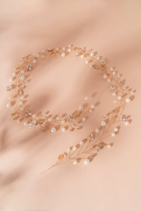 Floristaa By Mahek Cara Embellished Hair Vein 