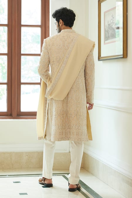 Nitika Gujral Embroidered Sherwani Set 