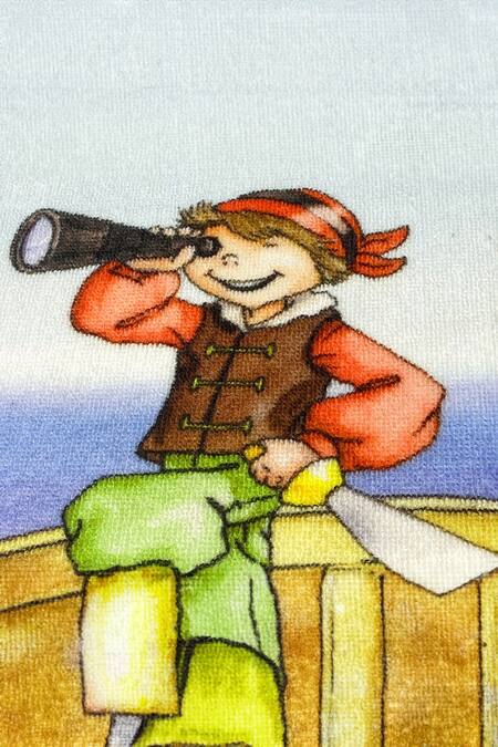 Qaaleen_Multi Color Nylon Woven The Voyage Circular Shaped Rug_Online_at_Aza_Fashions