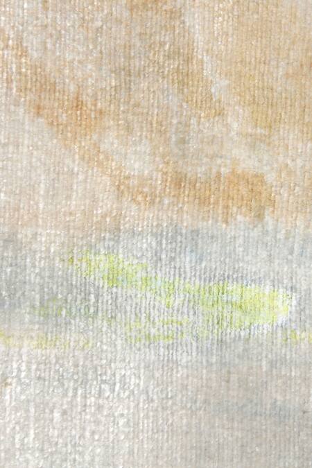 Shop Qaaleen Grey Bamboo Silk The Gorge Carpet Online at Aza Fashions Shop_Qaaleen_Grey Bamboo Silk The Gorge Carpet_Online_at_Aza_Fashions