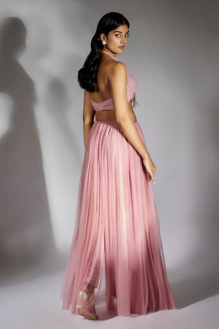 Masumi Mewawalla Tassel Embellished Top & Pant Set