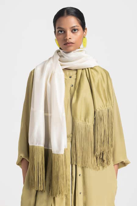 Shop Three Green Crepe Plain Round Neck Moss Front Buttoned Jacket Pant Set Online at Aza Fashions Shop_Three_Green Crepe Plain Round Neck Moss Front Buttoned Jacket Pant Set _Online_at_Aza_Fashions