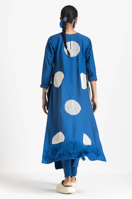 Three Overlay Tunic & Pant Set 