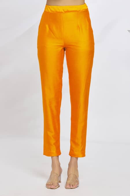 Samyukta Singhania_Blue , Satin Pearls Round Neck Bandhani Print Poncho And Pant Set _at_Aza_Fashions