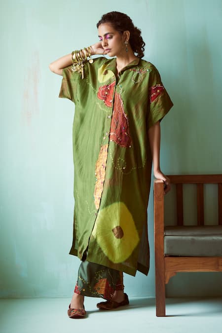 Medha Tie-Dye Tunic & Pant Set 