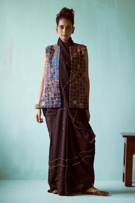 Medha Hand Embroidered Patchwork Jacket 