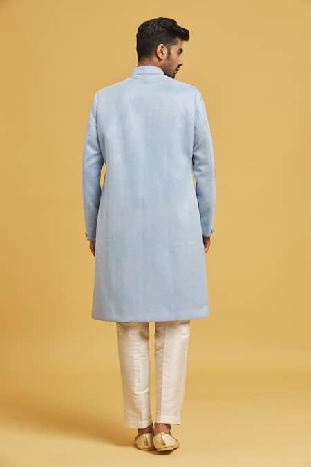 Rng Safawala Cutdana Embroidered Achkan Set 