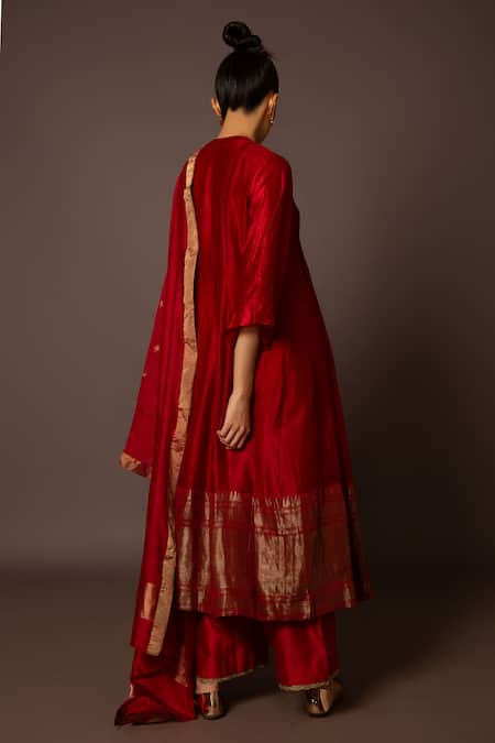 Myoho Hemline Work Kurta Pant Set 