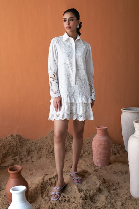 QALA CLOTHING Emma Schiffli Dress 