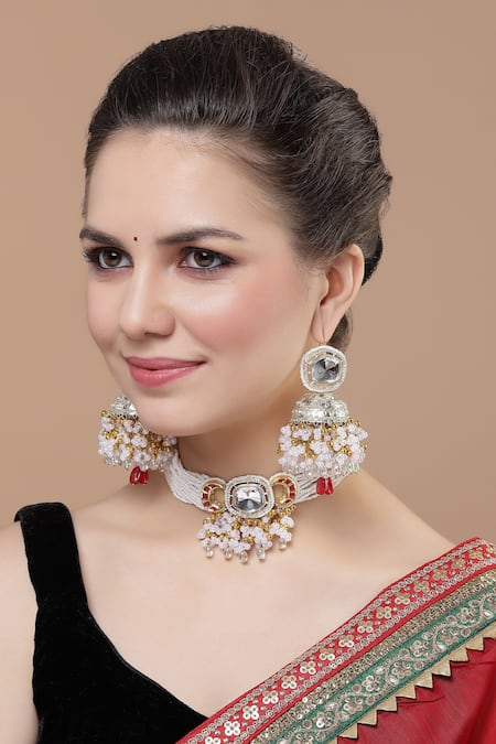 Dugran By Dugristyle Embellished Choker Necklace 
