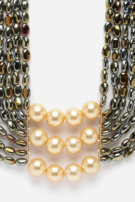 Multicolor Cultured 8-9mm Tahitian Pearl Single Strand Choker Necklace –  Bourdage Pearls