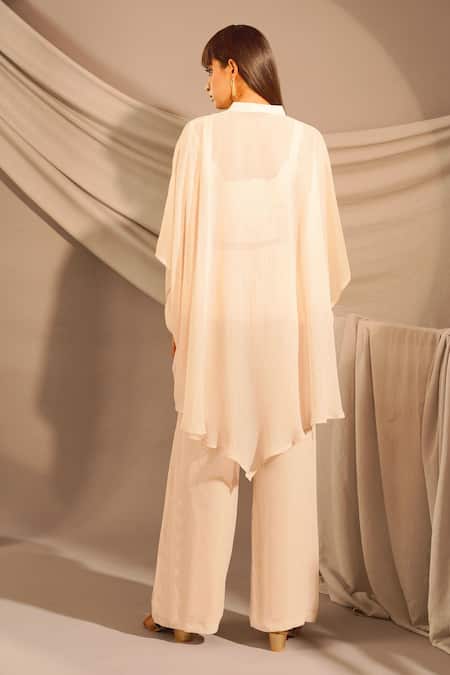 Enech Embellished Shirt & Palazzo Set 