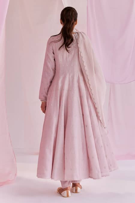 Keosha Aleysa Thread Embroidered Anarkali Pant Set 