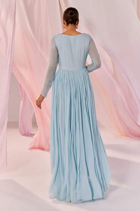 Keosha Kaasni Floral Motif Anarkali With Dupatta 