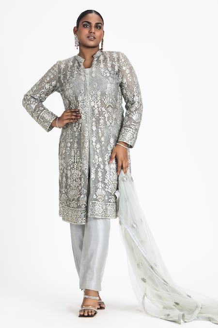 Nitika Gujral Embroidered Jacket Trouser Set