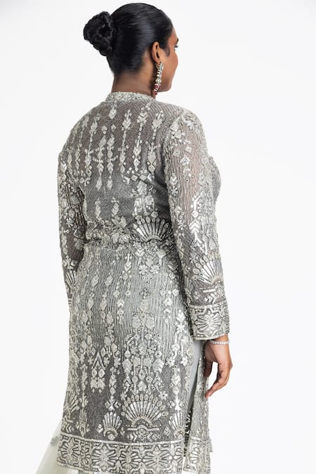 Nitika Gujral Embroidered Jacket Trouser Set