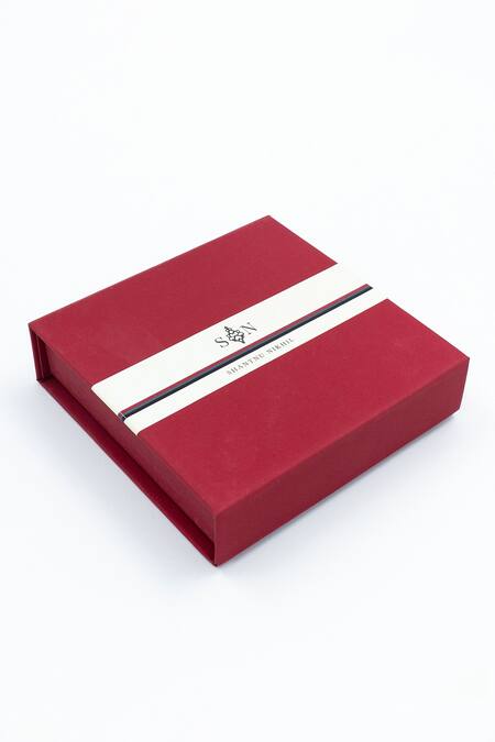 Buy S&N By Shantnu Nikhil Blue Contrast Embroidered Pocket Square Online at Aza Fashions Buy_S&N By Shantnu Nikhil_Blue Contrast Embroidered Pocket Square_Online_at_Aza_Fashions