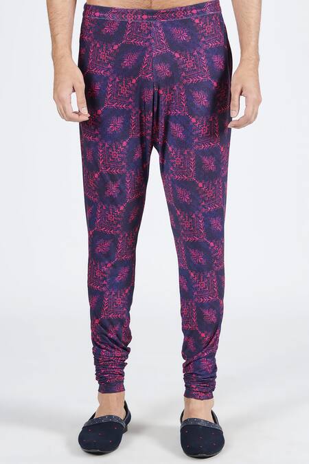 Buy S&N By Shantnu Nikhil Blue Polyester Embroidery Thread Churidar Online at Aza Fashions Buy_S&N By Shantnu Nikhil_Blue Polyester Embroidery Thread Churidar_Online_at_Aza_Fashions